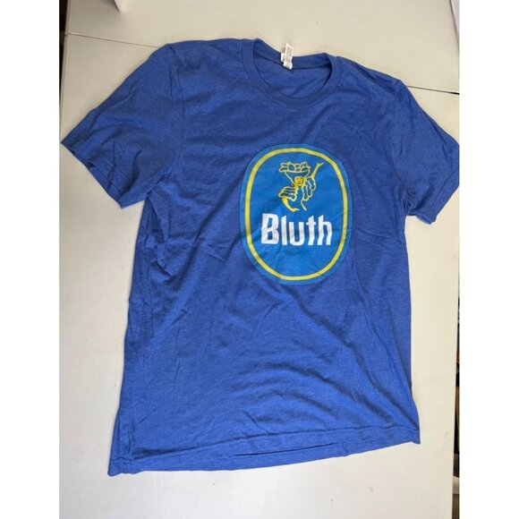 Arrested Development Bluth Banana Stand T shirt Blue Mens Large - Picture 1 of 11